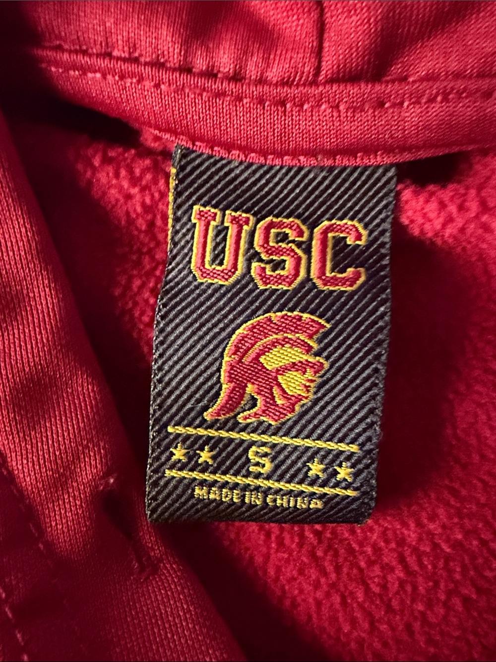 USC Trojans Red Pullover Hoodie - Picture 7 of 7